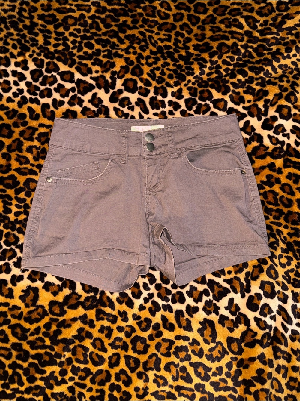 Tyte Jeans Gray Cotton Blend Jean Shorts